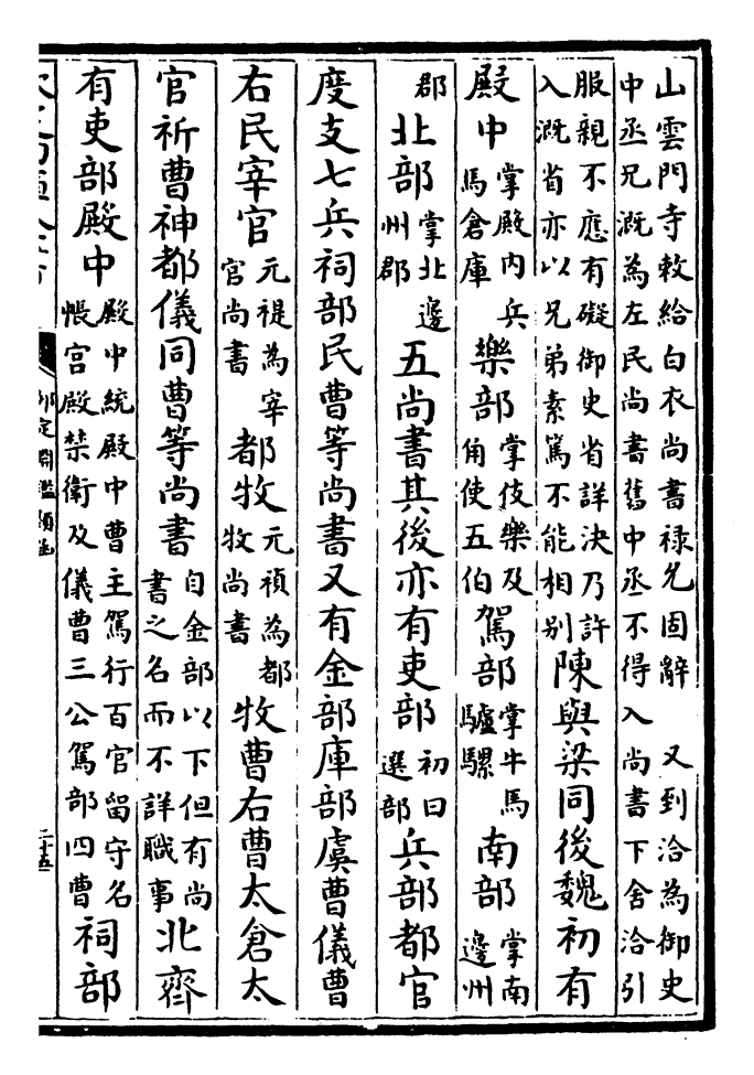 总目录当前:诸曹尚书四