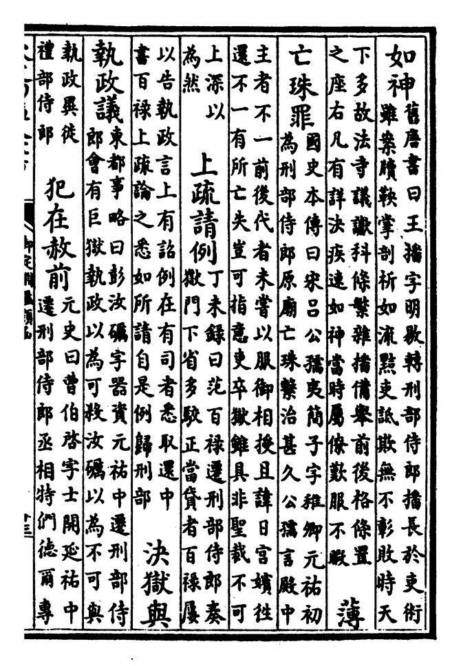 第八十一卷:刑部尚书(侍郎附)